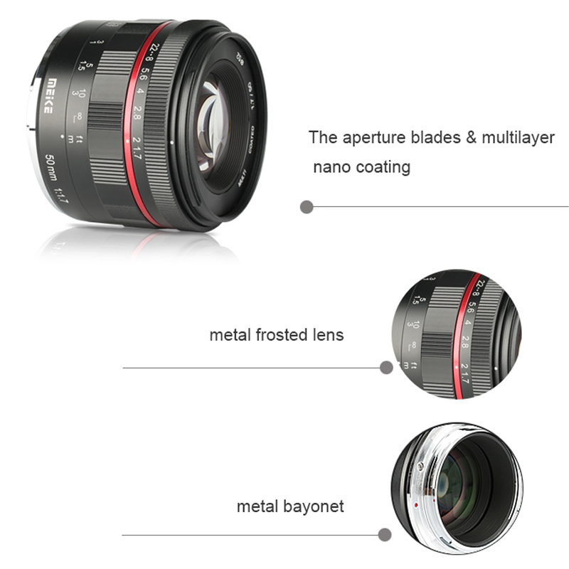 Lens MEIKE 16mm T2.2 Manual Focus Cine Lens for M4/3